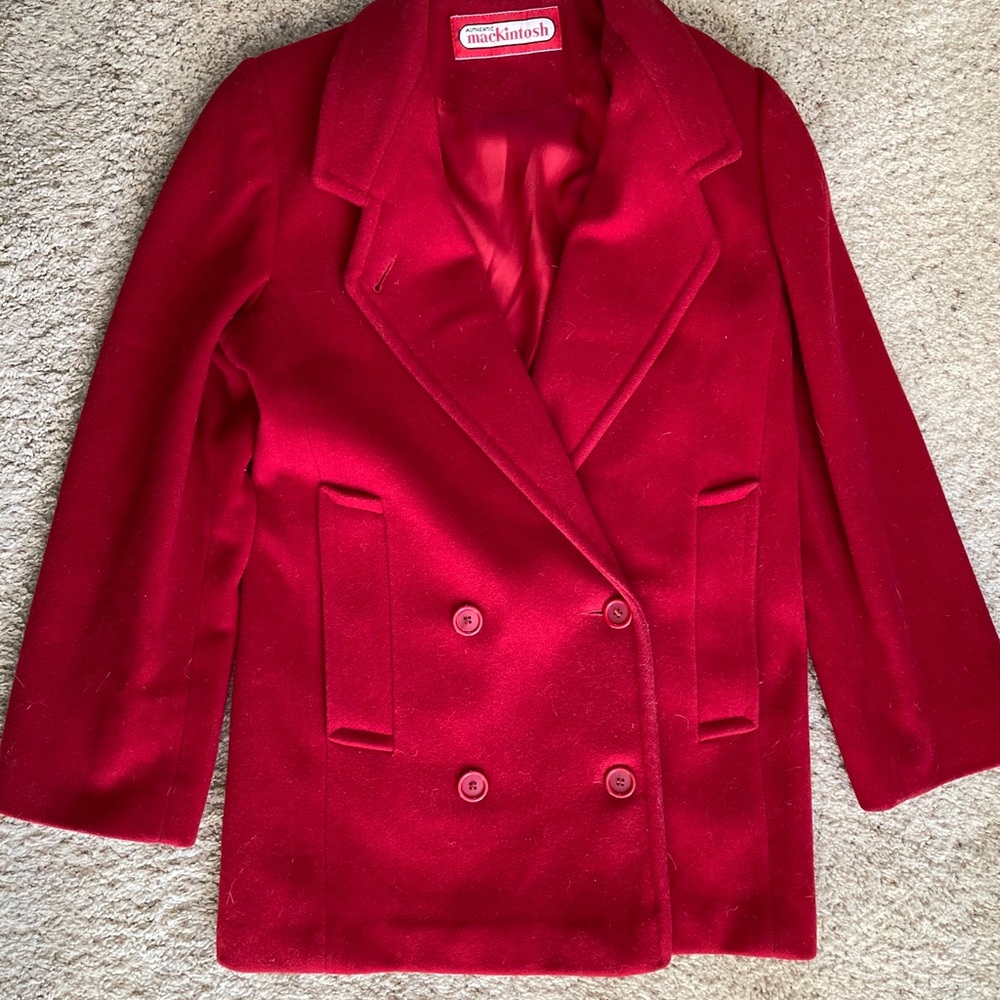 Genuine MacKintosh 100% wool P coat